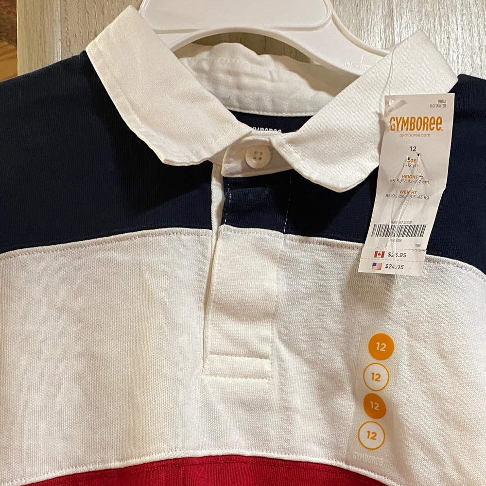 Gymboree Red, White, and Blue Kids Polo - Picture 2 of 6